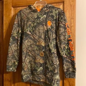 Boys Carhartt Camo Hoodie